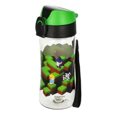 Starpak műanyag kulacs 420ml - Pixel Game Diagonal kulacs, kulacstartó