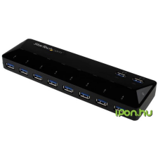 Startech 10-Port USB 3.0 Hub with Charge and Sync Ports asztali számítógép kellék