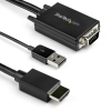 Startech - 2 m-es VGA-HDMI átalakító kábel USB audio támogatással és tápellátással - VGA2HDMM2M