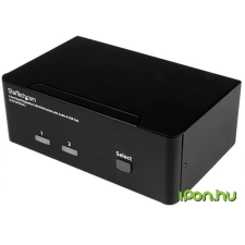 Startech 2-Port DisplayPort Dual-Monitor KVM Switch - 4K 60Hz asztali számítógép kellék