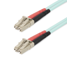 Startech 450FBLCLC20 optikai patch kábel LC/UPC Duplex 20m - Világoskék kábel és adapter