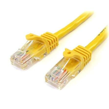 Startech 45PAT1MYL hálózati kábel Sárga 1 M Cat5e U/UTP (UTP) kábel és adapter