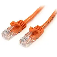 Startech 45PAT3MOR hálózati kábel Narancssárga 3 M Cat5e U/UTP (UTP) kábel és adapter