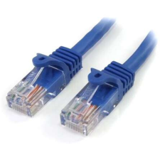 Startech 45PAT5MBL hálózati kábel Kék 5 M Cat5e U/UTP (UTP) kábel és adapter