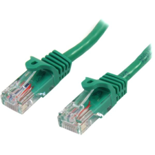 Startech - 45PAT5MGN UTP CAT5e Patch kábel 5m Zöld kábel és adapter