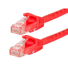 Startech - 45PAT5MRD UTP CAT5e Patch kábel 5m Piros kábel és adapter