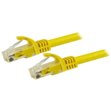 Startech 45PAT7MYL UTP CAT5e Patch kábel 7m Sárga kábel és adapter
