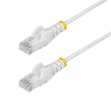 Startech - 5 m-es fehér, vékony CAT6 Ethernet kábel - N6PAT5MWHS kábel és adapter