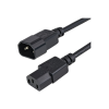 Startech .com 1m Standard Computer Power Cord Extension C14 to C13 - power extension cable - 1 m (PXT1001M) - Tápkábel
