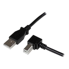 Startech .com 2m USB 2.0 A to Right Angle B Cable Cord - 2 m USB Printer Cable - Right Angle USB B Cable - 1x USB A (M), 1x USB B (M) (USBAB2MR) - USB cable - 2 m (USBAB2MR) kábel és adapter