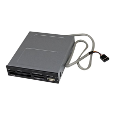 Startech .com 3.5in Front Bay 22-in-1 USB 2.0 Internal Multi Media Memory Card Reader with Simultaneous Access - CF/SD/MMC/MS/xD - Black (35FCREADBK3) - card reader - USB 2.0 (35FCREADBK3) kártyaolvasó