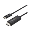 Startech .com 3ft (1m) USB C to HDMI Cable - 4K 60Hz USB Type C DP Alt Mode to HDMI 2.0 Video Display Adapter Cable - Works w/Thunderbolt 3 - external video adapter - VL100 - black (CDP2HD1MBNL)