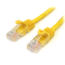 Startech .com 45PAT1MYL hálózati kábel Sárga 1 M Cat5e U/UTP (UTP) (45PAT1MYL) kábel és adapter