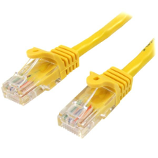Startech .com 45PAT50CMYL hálózati kábel Sárga 0,5 M Cat5e U/UTP (UTP) (45PAT50CMYL) kábel és adapter