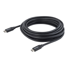 Startech .com 4m USB C Cable w/ PD - 13ft USB Type C Cable - 5A Power Delivery - USB 2.0 USB-IF Certified - USB 2.0 Type-C Cable - 100W/5A (USB2C5C4M) - USB-C cable - 4 m (USB2C5C4M) kábel és adapter