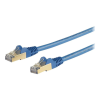 Startech .com 5 m CAT6a Ethernet Cable - 10 Gigabit Category 6a Shielded Snagless RJ45 100W PoE Patch Cord - 10GbE Blue UL/TIA Certified - patch cable - 5 m - blue (6ASPAT5MBL) - UTP