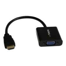 Startech .com HDMI to VGA Adapter Converter for Desktop PC / Laptop / Ultrabook - 1920x1080 - video interface converter - HDMI / VGA - 24.5 cm (HD2VGAE2) kábel és adapter
