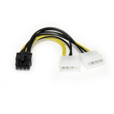 Startech .com LP4PCIEX8ADP belső tápkábel 0,153 M (LP4PCIEX8ADP) kábel és adapter
