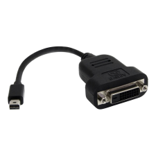 Startech .com Mini DisplayPort to DVI Adapter - 1080p - Single Link - Active - Mini DP (Thunderbolt) to DVI Monitor Adapter (MDP2DVIS) - DVI adapter - 20 cm (MDP2DVIS) kábel és adapter