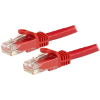 Startech .com N6PATC3MRD hálózati kábel Vörös 3 M Cat6 U/UTP (UTP) (N6PATC3MRD)