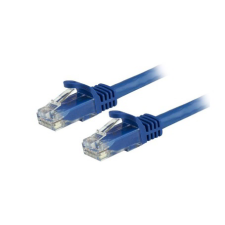 Startech .com N6PATC50CMBL hálózati kábel Kék 0,5 M Cat6 U/UTP (UTP) (N6PATC50CMBL) kábel és adapter
