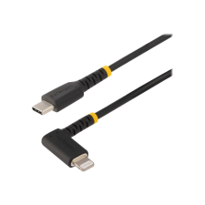 Startech .com RUSB2CLTMM1MR mobiltelefon kábel Fekete 1 M USB C Lightning (RUSB2CLTMM1MR) kábel és adapter