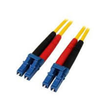 Startech .com SMFIBLCLC1 száloptikás kábel 1 M LC OS1 Sárga (SMFIBLCLC1) kábel és adapter