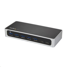 StarTech com StarTech.com 7 portos USB C HUB fekete (HB30C5A2CSC) (HB30C5A2CSC) hub és switch