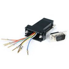 StarTech com StarTech.com GC98MF DB-9 RJ-45 Fekete kábel és adapter