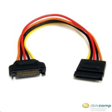 StarTech com StarTech.com SATA hosszabbító tápkábel piros /SATAPOWEXT8/ kábel és adapter