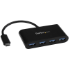 StarTech com StarTech.com USB Type C 4 portos USB 3.0 Hub fekete (HB30C4AB) (HB30C4AB)
