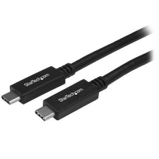 StarTech com Startech.com USB Type-C - USB Type-C adat- és töltőkábel 2m fekete (USB315CC2M) kábel és adapter