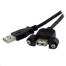 Startech .com USB hosszabbító kábel fekete (USBPNLAFAM3) (USBPNLAFAM3) kábel és adapter
