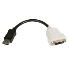 Startech DisplayPort - DVI-D (Apa-Anya) Adapterkábel 0.12m Fekete kábel és adapter