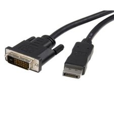 Startech - Displayport -> DVI-D M/M video jelkábel 0.9m - Fekete kábel és adapter