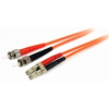 Startech Fiber Optic LC Fiber Optic ST Átalakító Narancssárga 1m FIBLCST1