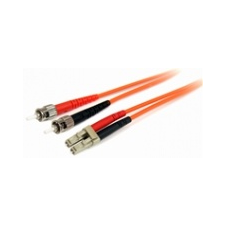 Startech Fiber Optic LC Fiber Optic ST Átalakító Narancssárga 1m FIBLCST1 kábel és adapter
