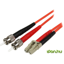 Startech Fiber Optic LC Fiber Optic ST Hosszabbító Narancssárga 1m 50FIBLCST1 kábel és adapter