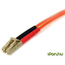 Startech Fiber Optic LC Összekötő Narancssárga 5m 50FIBLCLC5 kábel és adapter