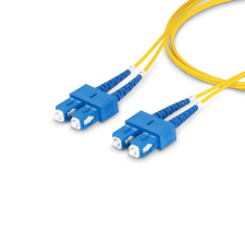 Startech Fiber Optic SC/UPC Összekötő Sárga 5m SMDOS2SCSC5M kábel és adapter