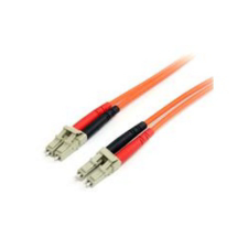Startech FIBLCLC5 optikai patch kábel LC Duplex MM 5m - Narancssárga kábel és adapter