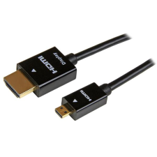 Startech HDADMM1M HDMI - Micro HDMI (apa - apa) kábel 1m - Fekete kábel és adapter