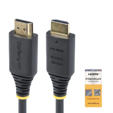 Startech HDMI 2.0 Összekötő Fekete 3m HDMI2-CABLE-4K60-3M kábel és adapter