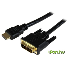 Startech HDMI DVI-D Átalakító Fekete 1.5m HDDVIMM150CM kábel és adapter