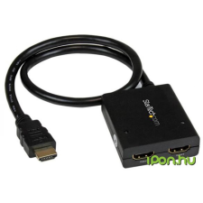Startech HDMI Elosztó Fekete 50cm ST122HD4KU kábel és adapter