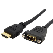 Startech HDMI Hosszabbító Fekete 90cm HDMIPNLFM3 kábel és adapter