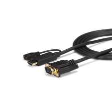 Startech HDMI Kábel Startech HD2VGAMM3 0,9 m Micro USB VGA audió/videó kellék, kábel és adapter