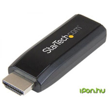 Startech HDMI VGA/D-Sub + Jack Átalakító Fekete 5cm HD2VGAMICRA kábel és adapter