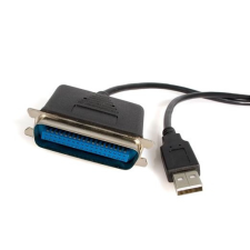 Startech ICUSB1284 USB - Párhuzamos port átalakító kábel 1.8m - Fekete kábel és adapter