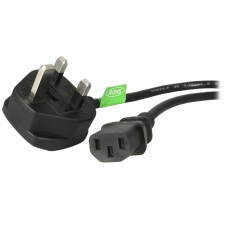 Startech Kábel Startech BS13U-1M-POWER-LEAD UK kábel és adapter